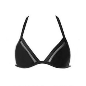 LIKE NEW Calzedonia Triangle Bikini Top Black